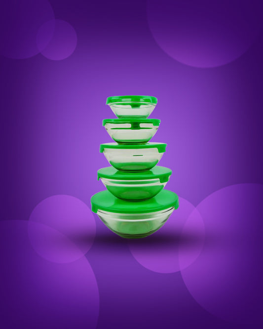 TECA 5 PCS LID BOWL SET